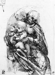 Study for a Madonna with a Cat, c.1478-80
